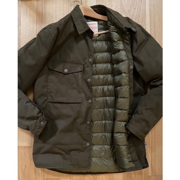 fjallraven down shirt jacket